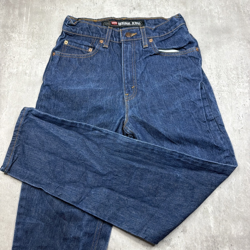 Vintage Levi's 507 Slim Fit Tapered Leg Women's 6 Petite M Jeans Made In USA 90s